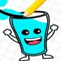 Draw Happy Glass - Jugar gratis online