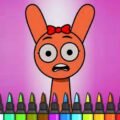 Easy Coloring Sprunki Time - Jugar gratis online