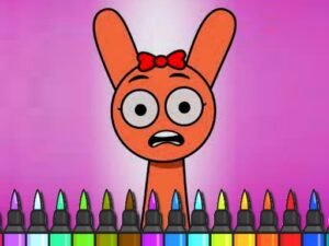Easy Coloring Sprunki Time - Jugar gratis online