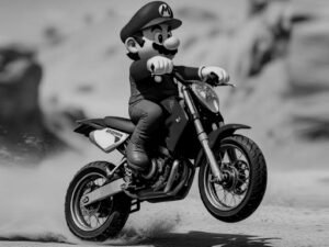 Mario Wheelie - Jugar gratis online