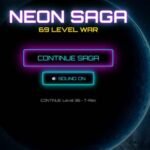 Neon Saga Tic Tac Toe: 69 Level War - Jugar gratis online